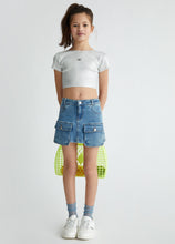 Carica l&#39;immagine nel visualizzatore di Gallery, Liu Jo T-shirt in maglia lurex argento
