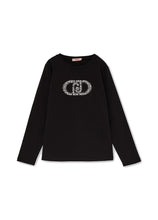 Load image into Gallery viewer, Liu Jo T-shirt nera con logo - Junior &amp; Co.it