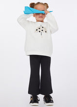 Load image into Gallery viewer, Liu Jo Completo felpa bianca con stampa e pantalone nero - Junior &amp; Co.it