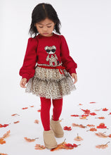 Load image into Gallery viewer, Liu Jo felpa rossa con stampa orsetto Taglie 2-5 anni Sconto 50%. - Junior &amp; Co.it