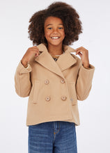 Carica l'immagine nel visualizzatore di Gallery, Liu Jo Cappotto doppiopetto cammello.Taglie 10-14-16 anni.       Sconto 50%. - Junior &amp; Co.it