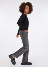Carica l'immagine nel visualizzatore di Gallery, Liu Jo Jeans straight con strass denim grigio - Junior &amp; Co.it