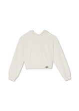 Load image into Gallery viewer, Liu Jo Felpa in cotone con cappuccio burro - Junior &amp; Co.it