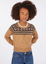 Carica l'immagine nel visualizzatore di Gallery, Liu Jo Maglia jacquard in misto alpaca beige - Junior &amp; Co.it