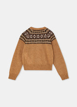 Carica l'immagine nel visualizzatore di Gallery, Liu Jo Maglia jacquard in misto alpaca beige - Junior &amp; Co.it