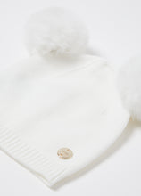 Load image into Gallery viewer, Liu Jo Cappello bianco in maglia con ponpon - Junior &amp; Co.it