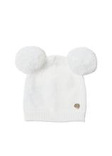Load image into Gallery viewer, Liu Jo Cappello bianco in maglia con ponpon - Junior &amp; Co.it