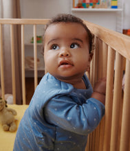 Carica l&#39;immagine nel visualizzatore di Gallery, PETIT BATEAU Tutina in cotone azzurro bebè