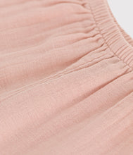 Carica l&#39;immagine nel visualizzatore di Gallery, PETIT BATEAU Pantalone bebè in garza di cotone rosa
