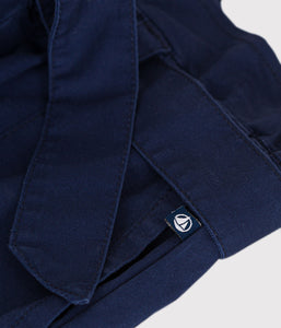 PETIT BATEAU Shorts in tela di cotone blu