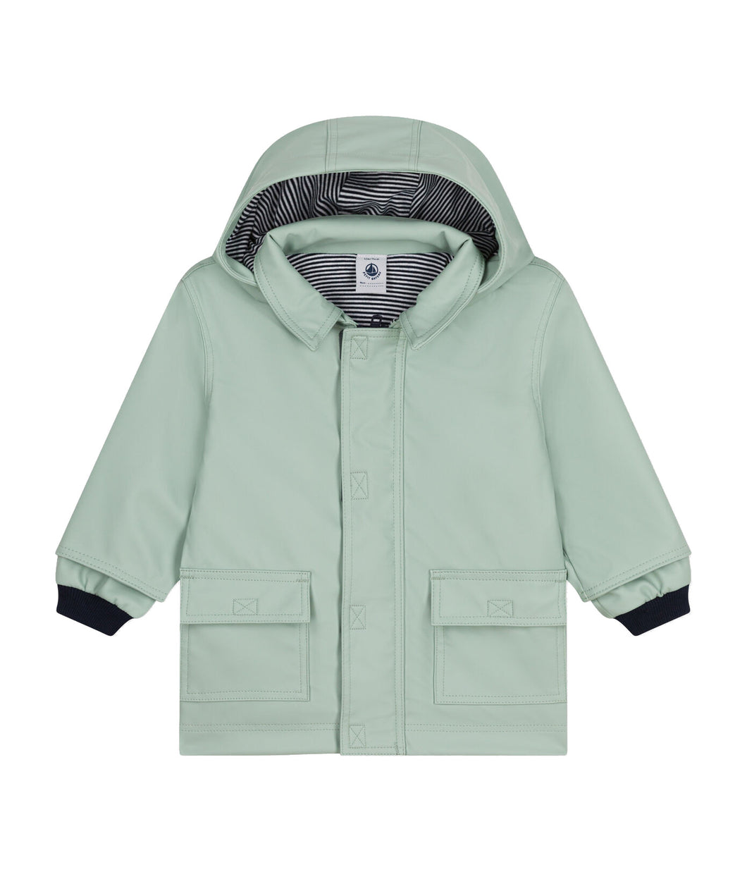 PETIT BATEAU Giacca cerata verde chiaro