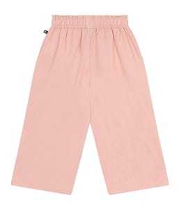 PETIT BATEAU Pantalone larghi in tela di cotone rosa