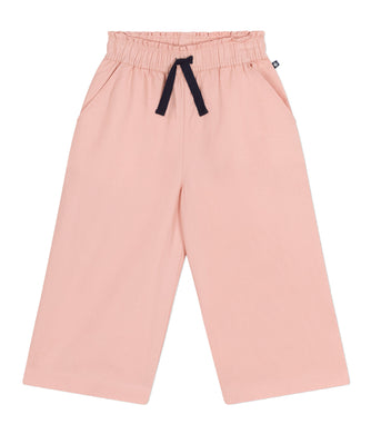 PETIT BATEAU Pantalone larghi in tela di cotone rosa