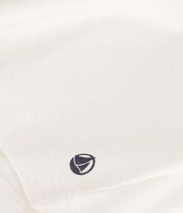 PETIT BATEAU T-shirt bambina in cotone bianco