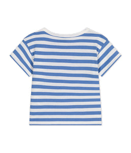 PETIT BATEAU T-shirt bebè maniche corte a righe