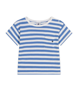 PETIT BATEAU T-shirt bebè maniche corte a righe