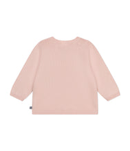 Carica l&#39;immagine nel visualizzatore di Gallery, PETIT BATEAU Cardigan bebè in tricot di cotone traforato rosa