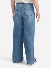 Carica l'immagine nel visualizzatore di Gallery, ABERCROMBIE Jeans a Gamba Larga Vita Alta Cabin Blues