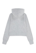 Load image into Gallery viewer, ABERCROMBIE Felpa con Cappuccio e Zip Grigio Melange