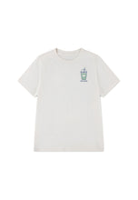 Load image into Gallery viewer, ABERCROMBIE T-Shirt Bianca con Stampa Matcha