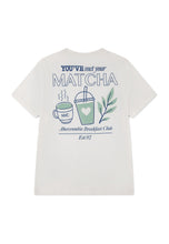 Load image into Gallery viewer, ABERCROMBIE T-Shirt Bianca con Stampa Matcha