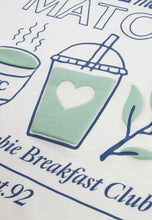 Load image into Gallery viewer, ABERCROMBIE T-Shirt Bianca con Stampa Matcha