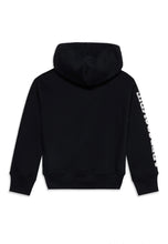 Carica l'immagine nel visualizzatore di Gallery, ABERCROMBIE Felpa con Zip e Cappuccio Nera Athletic