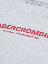 Carica l'immagine nel visualizzatore di Gallery, ABERCROMBIE T-Shirt Manica Lunga Bicolore con Stampa New York