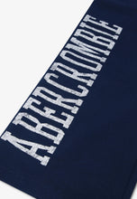Carica l'immagine nel visualizzatore di Gallery, ABERCROMBIE Pantaloni in Felpa Blu con Logo e Ricamo