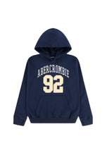 Carica l'immagine nel visualizzatore di Gallery, ABERCROMBIE Felpa con Cappuccio Blu Navy Logo 92