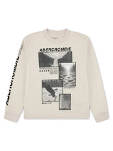 Load image into Gallery viewer, ABERCROMBIE T-Shirt Manica Lunga con Stampa Grafica
