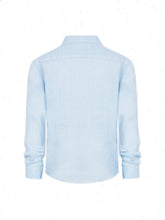 Load image into Gallery viewer, MC2 SAINT BARTH Camicia Agnes in Lino Azzurro - Junior &amp; Co.it