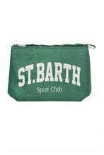 Load image into Gallery viewer, MC2 SAINT BARTH Pochette Aline Verde St. Barth Sport Club 21x15,5x7cm