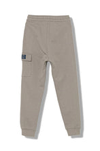 Carica l&#39;immagine nel visualizzatore di Gallery, Calvin Klein Jeans Pantalone della Tuta in Cotone Grigio con Tasca Laterale