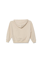 Carica l&#39;immagine nel visualizzatore di Gallery, Calvin Klein Jeans Felpa Beige con Cappuccio e Stampa Logo Davanti