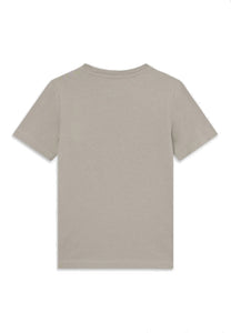Calvin Klein Jeans T-Shirt Grigia con Stampa Logo sul Davanti