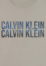 Carica l&#39;immagine nel visualizzatore di Gallery, Calvin Klein Jeans T-Shirt Grigia con Stampa Logo sul Davanti