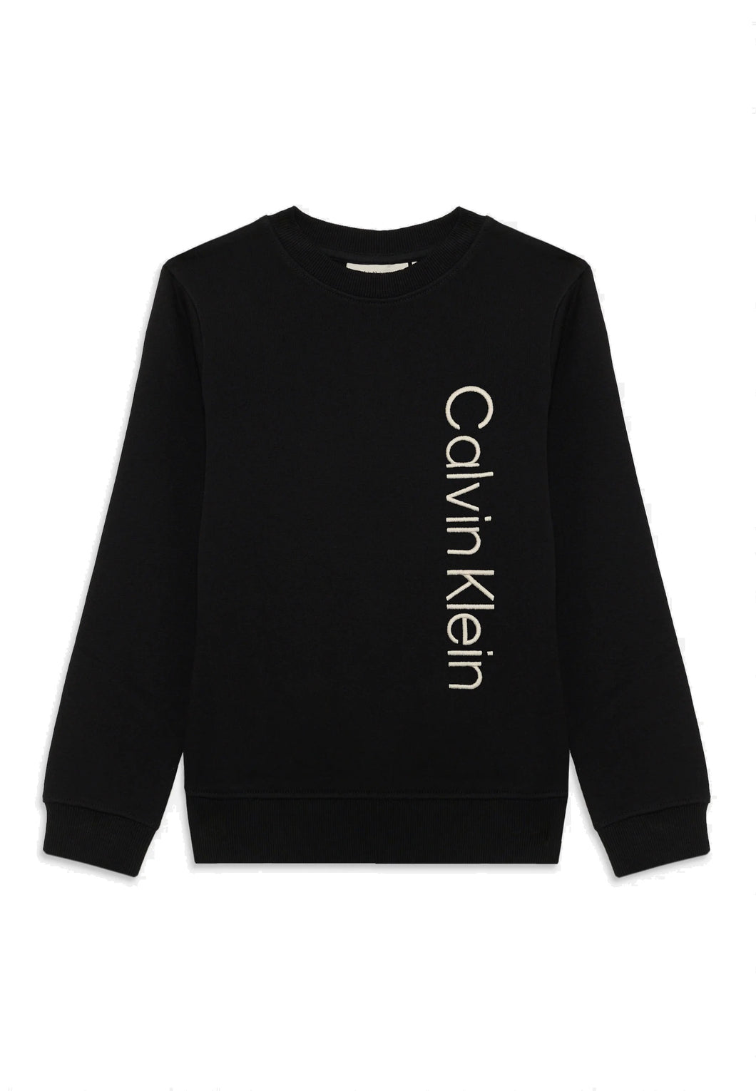 Calvin Klein Jeans Felpa Girocollo con Scritta sul Davanti
