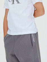 Carica l&#39;immagine nel visualizzatore di Gallery, Calvin Klein Jeans Pantalone in Felpa Grigio Gamba Larga