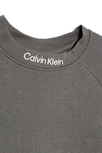 Calvin Klein Jeans Felpa Girocollo in Cotone Grigio