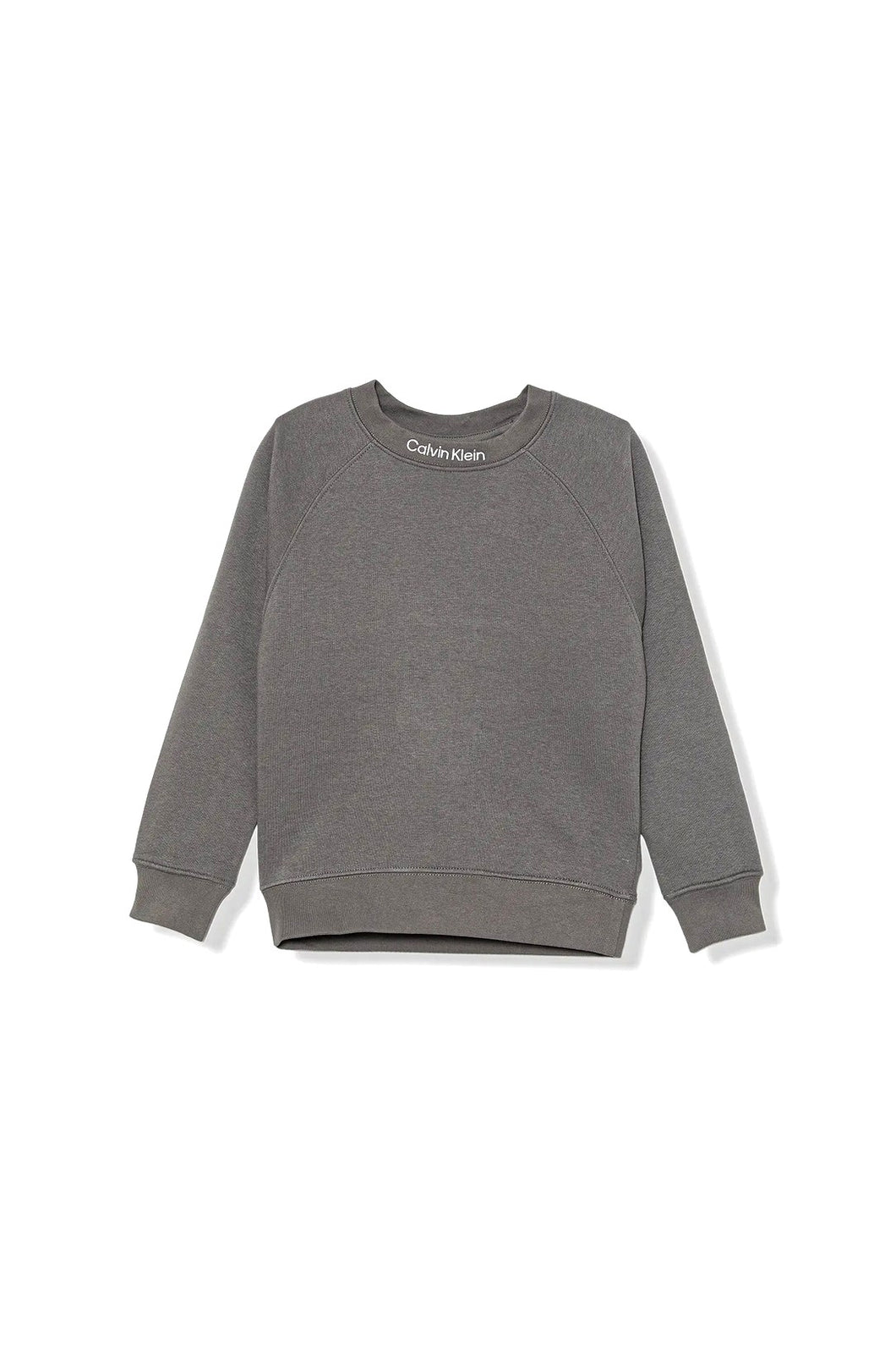Calvin Klein Jeans Felpa Girocollo in Cotone Grigio
