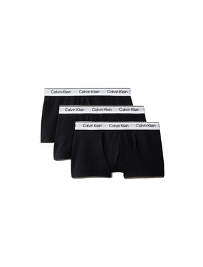 Calvin Klein Bambino Pantaloncini Boxer Confezione da 3 con Fascia con Logo, Nero