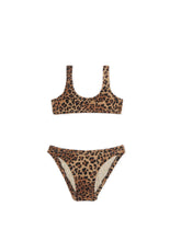 Load image into Gallery viewer, MC2 SAINT BARTH Costume Bikini 2 Pezzi in Tessuto Crinkle con Stampa Animalier - Junior &amp; Co.it