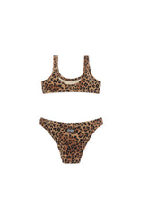 Load image into Gallery viewer, MC2 SAINT BARTH Costume Bikini 2 Pezzi in Tessuto Crinkle con Stampa Animalier - Junior &amp; Co.it
