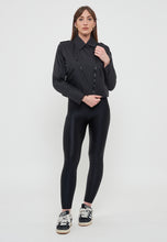 Carica l'immagine nel visualizzatore di Gallery, BLAUER Giacca Zamora Biker Style – Nera in Nylon Tecnico 12 Anni - Junior &amp; Co.it