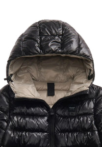 BLAUER Giubbotto Piumino Caroll Junior Nero con Imbottitura Ovatta