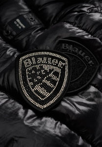 BLAUER Giubbotto Piumino Caroll Junior Nero con Imbottitura Ovatta