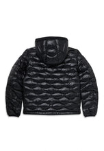 Load image into Gallery viewer, BLAUER Giubbotto Bryant Junior Nero Trapunta ad Onde Micro Rip