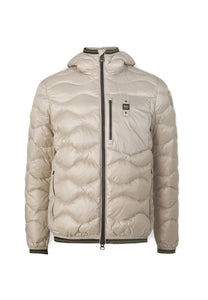 BLAUER Giubbotto Piumino ad Onde Brinton Junior Beige