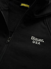 Carica l&#39;immagine nel visualizzatore di Gallery, BLAUER Felpa Aperta con Zip David Junior Nera